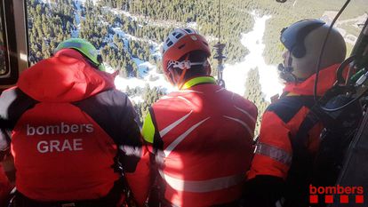 Muere uno de los dos excursionistas rescatados en Lleida con hipotermia extrema