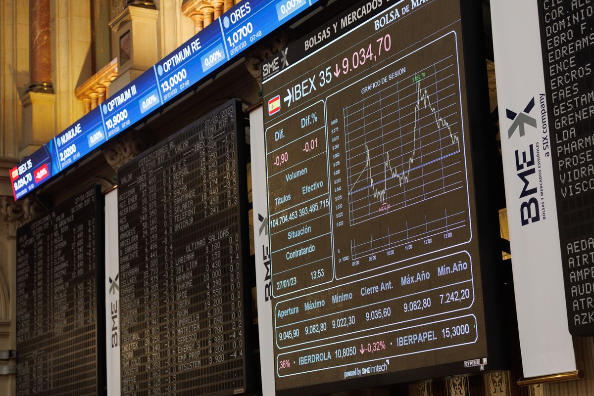 El Ibex cierra la semana en su mejor momento desde noviembre de 2021