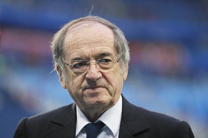 Noel Le Graet, durante las semifinales del Mundial de Rusia 2018, que enfrentaron a Francia y a Bélgica.