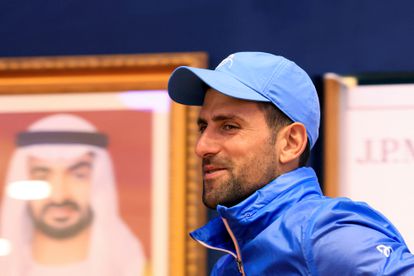 Novak Djokovic, en una rueda de prensa el domingo en Dubái.