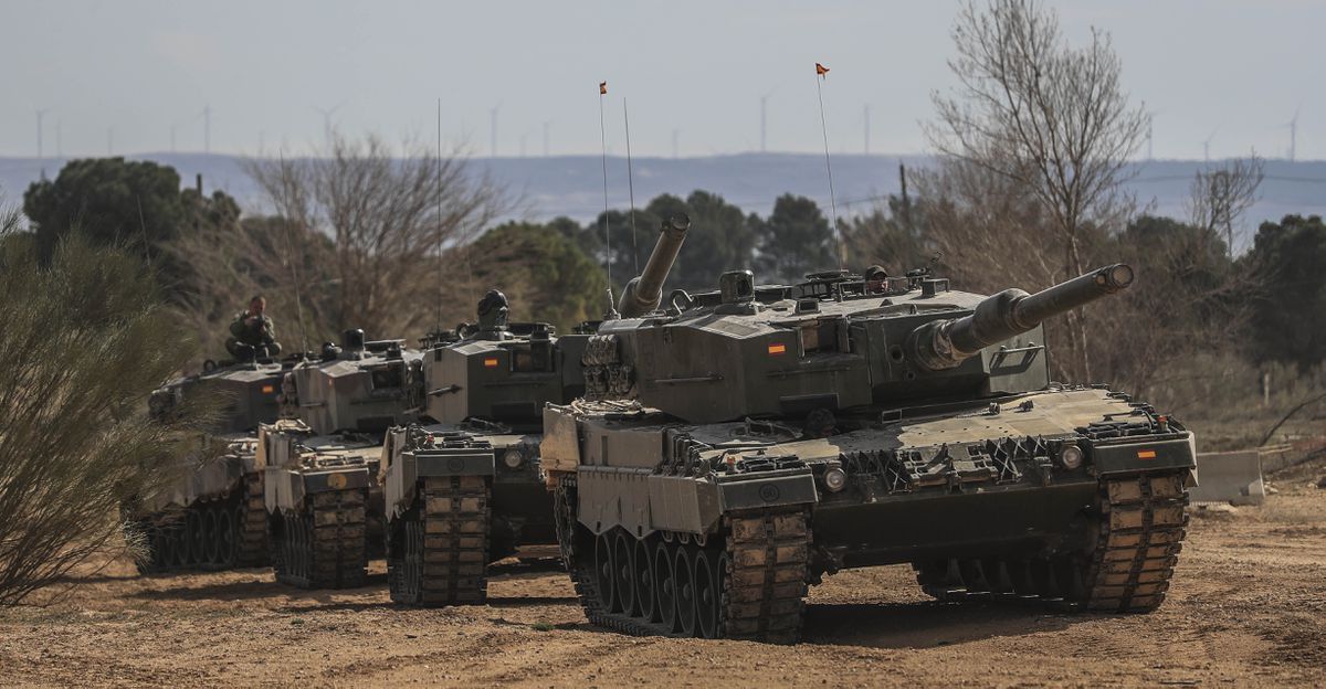 “Si hay minas, mala suerte”, afirman los militares ucranios que se instruyen con los Leopard en España