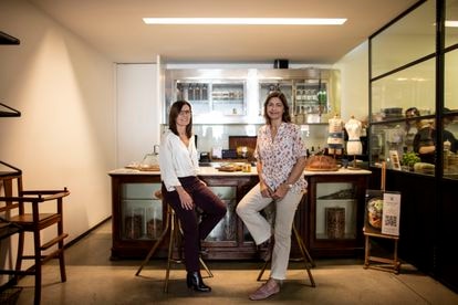 Joana Roquette y Rita Corrêa, dueñas del restaurante O Frasco.