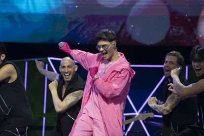 Abraham Mateo actúa en la gala de los Premios Dial 2023 en el Recinto Ferial de Santa Cruz de Tenerife, el 16 de marzo de 2023.