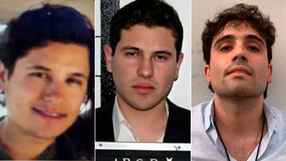 Los 'chapitos': Jesús Alfredo, Iván Archivaldo y Ovidio Guzmán.