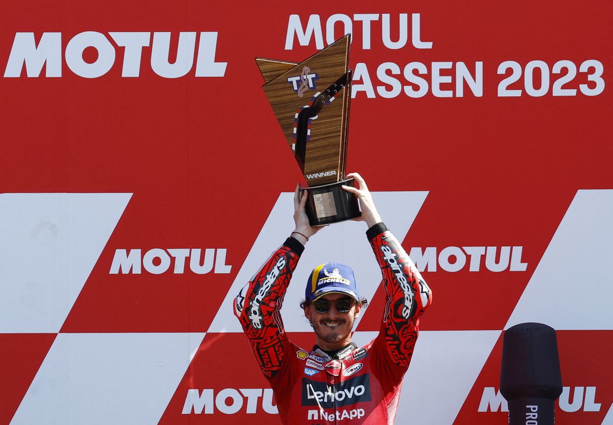 Pecco Bagnaia impone la ley del más fuerte en el GP de Holanda