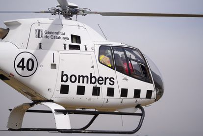 Un helicóptero de los Bomberos de la Generalitat.