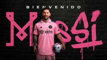 Messi, presentado por el Inter Miami en julio de este año.