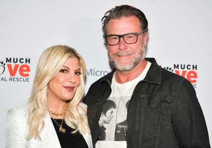 Tori Spelling y Dean McDermott en un evento celebrado el 17 de octubre de 2019, en Culver City, California.