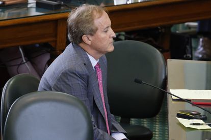 El fiscal Ken Paxton, durante una de las sesiones de su juicio político.