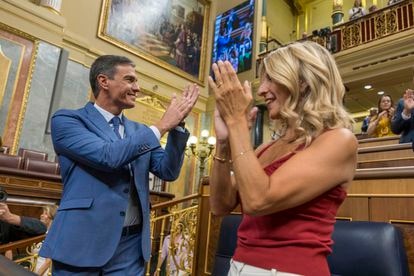PSOE y Sumar acercan posturas para pactar la reducción de la jornada laboral a 37,5 horas semanales y cerrar un acuerdo de Gobierno