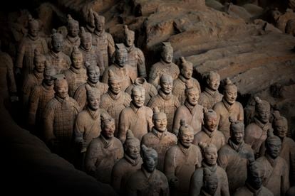 Los guerreros de terracota, ubicados a las afueras de Xian, son el mayor reclamo turístico de esta antigua ciudad imperial.