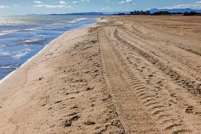 La costa del sur de Valencia.