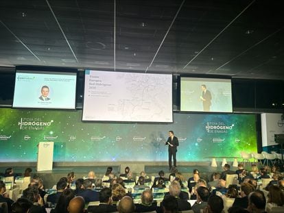 El consejero delegado de Enagás, Arturo Gonzalo, este miércoles en Madrid.