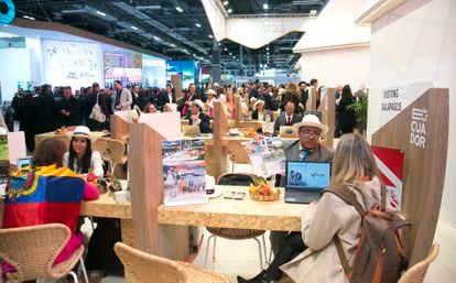 'Stand' de Ecuador en Fitur, el miércoles pasado.