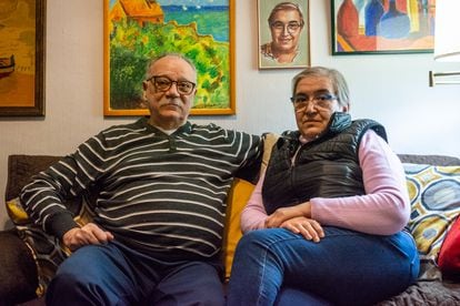 Jose Santamaría y Blanca Andreu, inquilinos de renta antigua del bloque de Tribulete, 7.