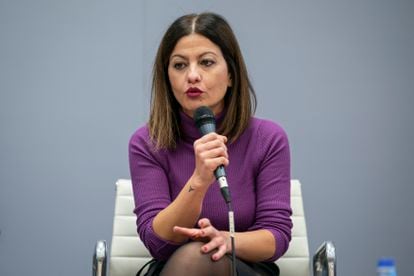La ministra de Juventud e Infancia, Sira Rego, durante un acto el pasado diciembre en Madrid.