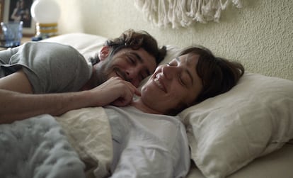 Enric Auquer y María Rodríguez Soto en 'Mamífera'.