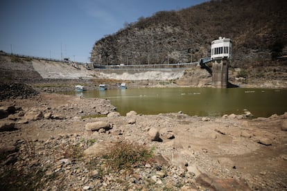 Estado actual de la presa Miguel Alemán, en Valle de Bravo.