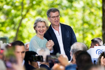 Von der Leyen esquiva la amnistía pese a la presión de Feijóo