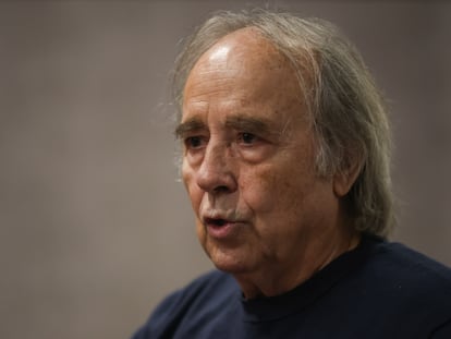 En vivo, la conversación entre Joan Manuel Serrat y Sergio Ramírez. 