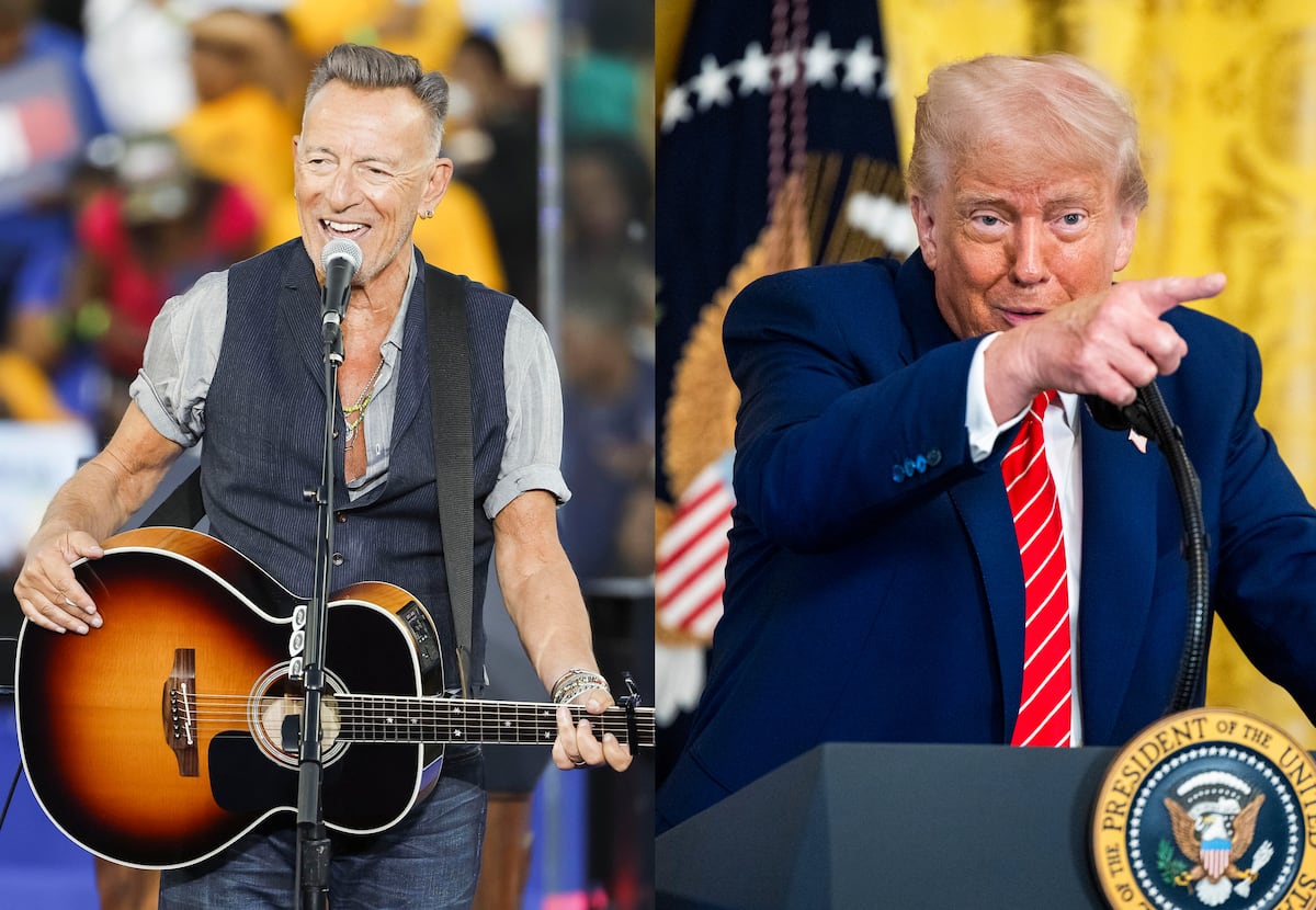 Trump responde a las críticas de Bruce Springsteen llamándole “sobrevalorado”, “imbécil” y “más tonto que una piedra”