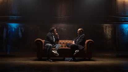 Un momento de la entrevista de Risto Mejide a Iker Jiménez emitida este lunes 12 de mayo en 'Viajando con Chester'.