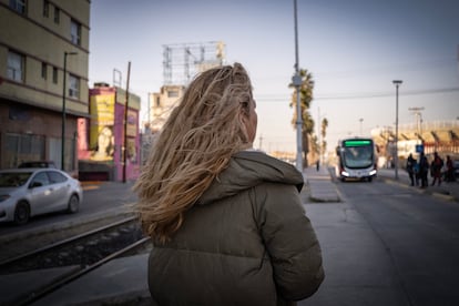 Sol in downtown Ciudad Juarez, Mexico on January 18, 2025.