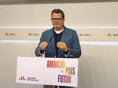 El vicesecretario de Comunicación de ERC, Isaac Albert, en una imagen de archivo.