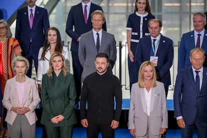 Foto de familia, este jueves en Roma.