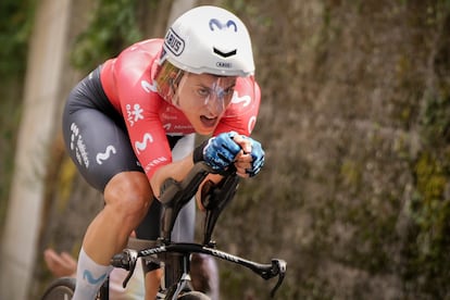 Romeo estrenará casco especial en la contrarreloj del Tour de Francia y lucirá entrenamiento mental